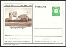 Germania/Germany/Allemagne: Intero, Stationery, Entier, Teatro Di Münster, Münster Theatre, Théâtre De Munster - Théâtre