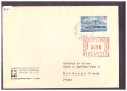 AFFR. MECANIQUE 1947 - LETTRE DE PTT BERN POUR CONSULAT DE SUISSE EN FRANCE - Postage Meters