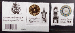 Switzerland 2014, 100 Years Diplomatic Relations With Russia, MNH Stamps Set - Unused Stamps