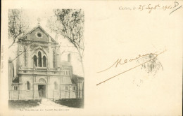 CPA-CASTRES- La Chapelle Du Saint-Sacrement - Pionnière - DND - 25/09/1901 **TBE -*2 Scans - Castres