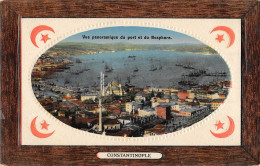 CPA / TURQUIE / CONSTANTINOPLE / CPA EN RELIEF / VUE PANORAMIQUE DU PORT ET DU BOSPHORE - Turkey