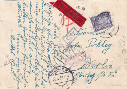 Berlin Postkarte 1956 - Brieven En Documenten