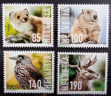 Switzerland 2014, Wild Animals, MNH Stamps Set - Ongebruikt