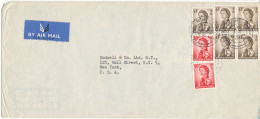 Hong Kong Air Mail Cover Sent To USA 16-3-1964 - Covers & Documents