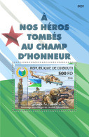 DJIBOUTI 2018 MNH** Djibouti Flag Fahne Drapeau De Djibouti S/S - OFFICIAL ISSUE - DH1829 - Francobolli