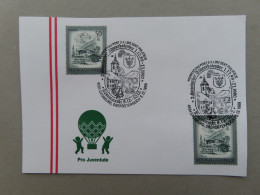 Österreich Pro Juventute - Mit Sonderstempel 8. 12. 1989 Grünburg, 2. Steinbacher Adventkalender (Nr.862) - Other & Unclassified