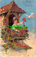 R475664 Christmas Greetings. P. F. B. No. 9193 Gel. No. 9194 Gel. Brillant. 1909 - Monde