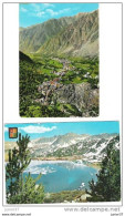 2 Cartes Valls D'Andorra/Andorre ; Lac Grande Des Pessons & Les Escades - Andorra