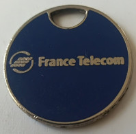Jeton De Caddie - FRANCE TELECOM - En Métal - (1) - - Trolley Token/Shopping Trolley Chip