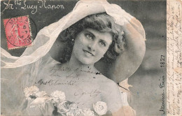 CELEBRITES - Femmes Célèbres - Portrait De Lucy Nanon, Actrice De Cinéma Im Brautkleid - Carte Postale Ancienne - Mujeres Famosas