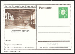 Germania/Germany/Allemagne: Intero, Stationery, Entier, Municipio, Town Hall, Hôtel De Ville - Autres & Non Classés