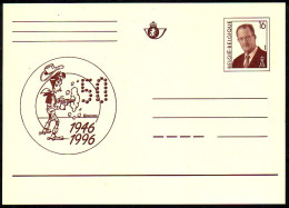 Belgique - Entiiers Postaux - Cartes Illustrées  LUCKY LUKE Son Cinquantenaire 1946-1996 - Cómics