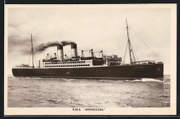 AK Passagierschiff RMS Minnedosa In Voller Fahrt  - Paquebots