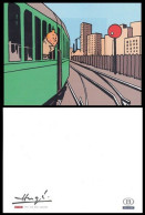 BELGIUM 2007 ADVENTURES OF TINTIN RAILWAYS VERY LIMITED KNOWN POSTCARD MINT MNH - Fumetti