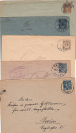 Deutsches Reich Stadtpast 5 Briefe - Private & Local Mails