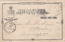 AD Heligoland Postkarte 1889 - Héligoland