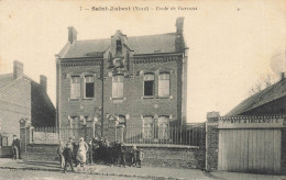 St Aubert * école De Garçons * Pompe à Incendie Sapeurs Pompiers Pompier Fireman * Groupe Scolaire Enfants Villageois - Other & Unclassified