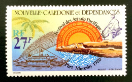 1980 NOUVELLE CALEDONIE POSTE AERIENNE FESTIVAL DES ARTS DU PACIFIQUE - NEUF** - Ongebruikt