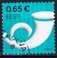 2019. Estonia. Post Horn. 0.65 €. Used. Mi. Nr. 880II - Estonie