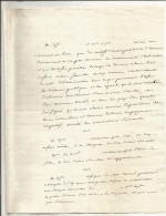 N°1955 ANCIENNE LETTRE CONTRAT DE MARIAGE A DECHIFFRER PAS DE DATE - Documentos Históricos