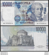 1995 Italia Lire 10.000 A. Volta FDS Rif BI 76G Gigante - Andere & Zonder Classificatie