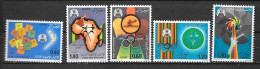 1978 - 685 à 689**MNH - 3° Jeux Sportifs Africains - Algeria (1962-...)