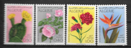 1973 - 568 à 571*MH - Fleurs - Algerien (1962-...)