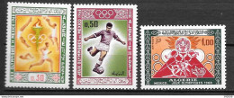 1968 - 474 à 476*MH - Jeux Olympiques De Mexico - Argelia (1962-...)