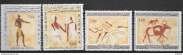 1966 - 414 à 417*MH - Peintures Rupestres De Tassili - Algerien (1962-...)