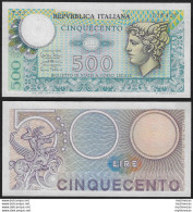 1974 Italia Lire 500 Mercurio FDS Rif. BS 26A Gigante - Autres & Non Classés