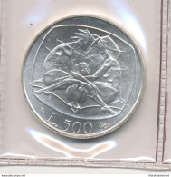 1987 Italia Repubblica 500 Lire Argento Celebrativa Della Famiglia - 500 Liras