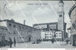 Bg290 Cartolina Cormons Piazza XXIV Maggio Provincia Di Gorizia 1917 - Gorizia