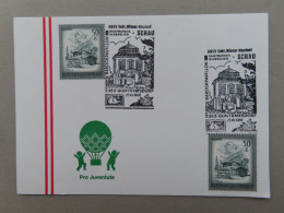 Österreich Pro Juventute - Mit Sonderstempel 25. 10. 1986 Guntramsdorf, Briefmarken Mineralien Schau (Nr.869) - Autres & Non Classés