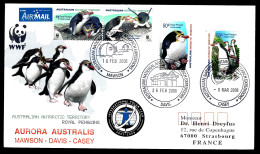 ROYAL PENGUINS - ANNÉE POLAIRE INTERNATIONALE - ANTARCTIC AUSTRALIEN - Lettres & Documents