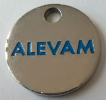 Jeton De Caddie - ALEVAM - En Métal - (1) - - Moneda Carro