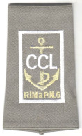 CCL. RIMAP. NC. Régiment D'Infanterie De Marine/ Nouvelle Calédonie.  Passant D'épaule, Type Fourreau. Tissu. - Esercito