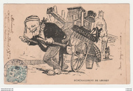 Humour Politique Illustrateur ? Déménagement De LOUBET En 1906 Président De La République - Satiriques