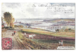 The Scottish Borders,  Berwick On Tweed From The West (Oilette Raphael Tuck) - (A18p66) - Altri & Non Classificati