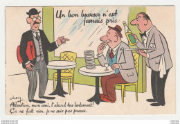 HUMOUR Bistrot Buveur Alcool En 1952 Illustrateur CHEN - Humor