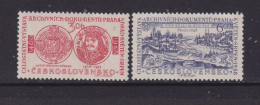 CZECHOSLOVAKIA  - 1958 Archive Documents Set  Never Hinged Mint - Ongebruikt