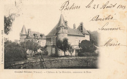 Brux , Près Couhé Vérac * 1903 * Le Château De La Morcière , Commune De Brux - Couhe