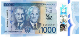 JAMAICA NLP = B254a 1000 DOLLARS 1.6.2022 Issued 15.6.2023 Signature 13 #BU  UNC. - Jamaica