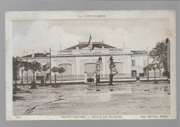 83 Saint Tropez école De Garçons édit. Barrois  N° 145 Cachet Souscrivez à L'emprunt Au Dos - Saint-Tropez