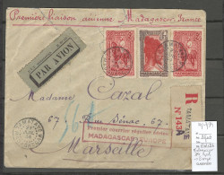 Madagascar - Europe - 1er Vol Vers La France - 27/07/1934 - Poste Aérienne