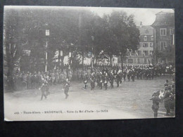 F33 - 68 - Haute Alsace - Massevaux (Masevaux) - Visite Du Roi D'Italie - Le Défilé - 1918 - Masevaux