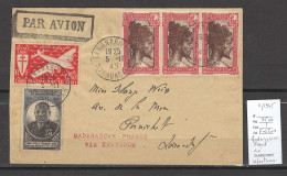 Madagascar Vers France Via Khartoum - 11/1945 - Airmail