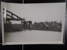 Min.Trav.Pub. Albert Kanaal Lanceeren Van De Nieuwe Brug Te Stokrooi 8-10-42  /9/ - Orte