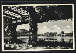 AK Breslau, Jahrhuunderthalle Mit Pergola  - Schlesien