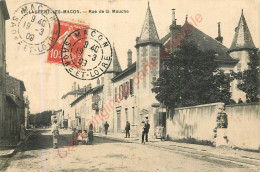 71.  SAINT LAURENT LES MACON .  Rue De La Mouche .  CPA Animée ; - Non Classés