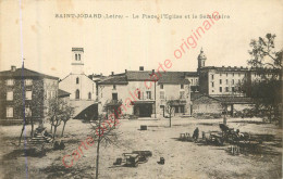 42.  SAINT JODARD .  La Place . L'Eglise Et Le Séminaire .  - Non Classés